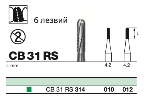 Бор твс D+Z / CB 31 RS 314.012 коронкорез